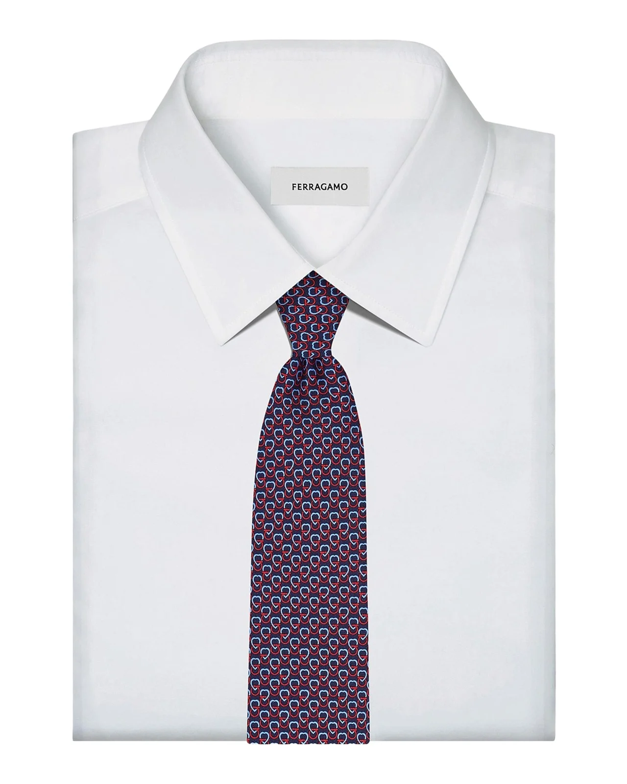 Gancio Heart Silk Tie Gancio Heart Silk Tie