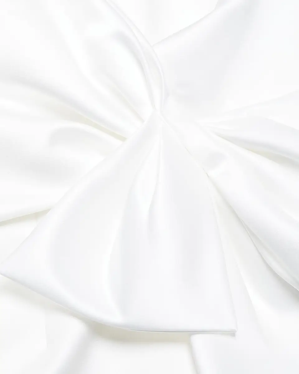 Amsale Duchess Satin Bow-Back Midi Dress | Thumbnail 5 Amsale Duchess Satin Bow-Back Midi Dress | Thumbnail 5
