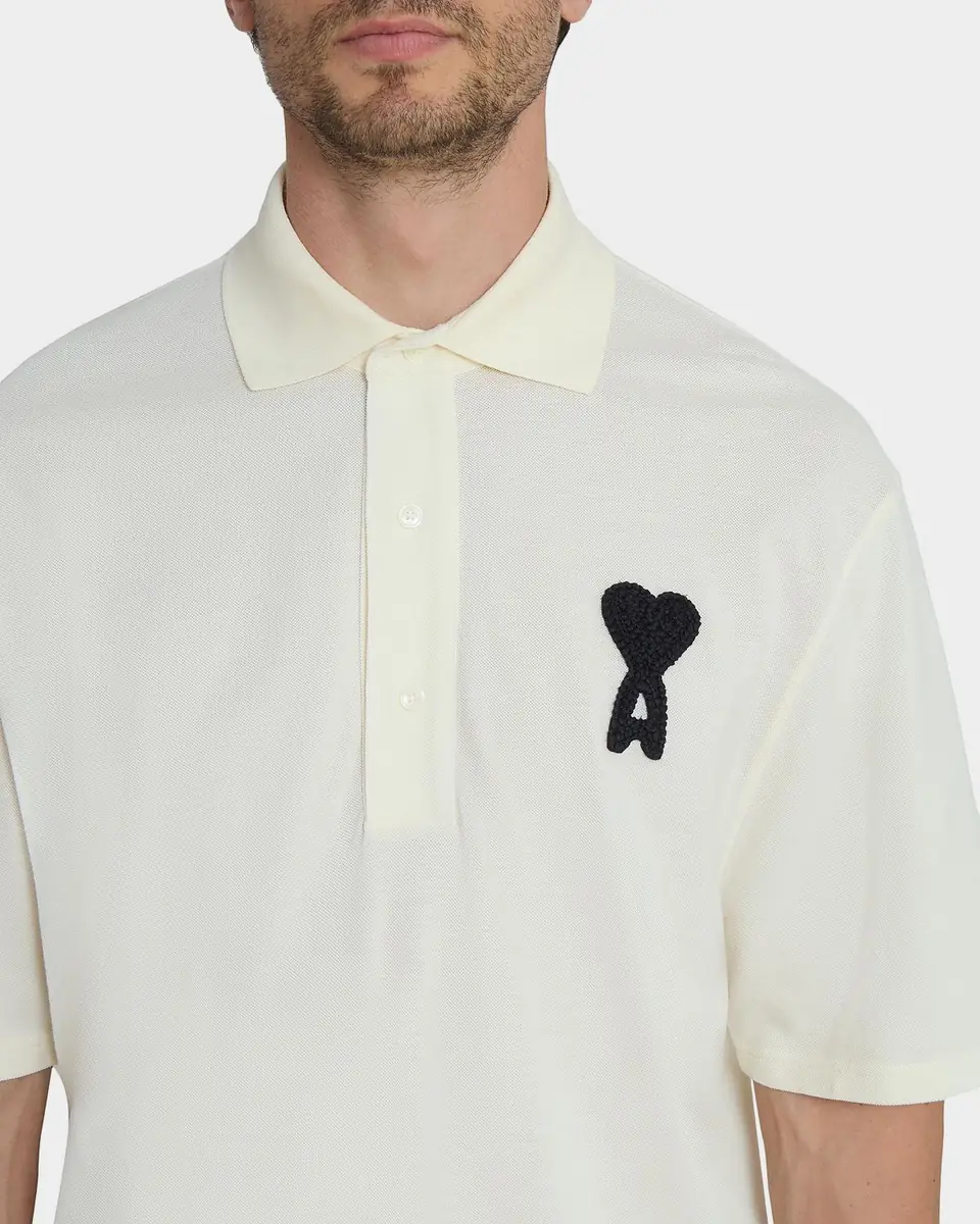 Ami Paris Ami de Coeur Relaxed Polo Shirt | Thumbnail 4