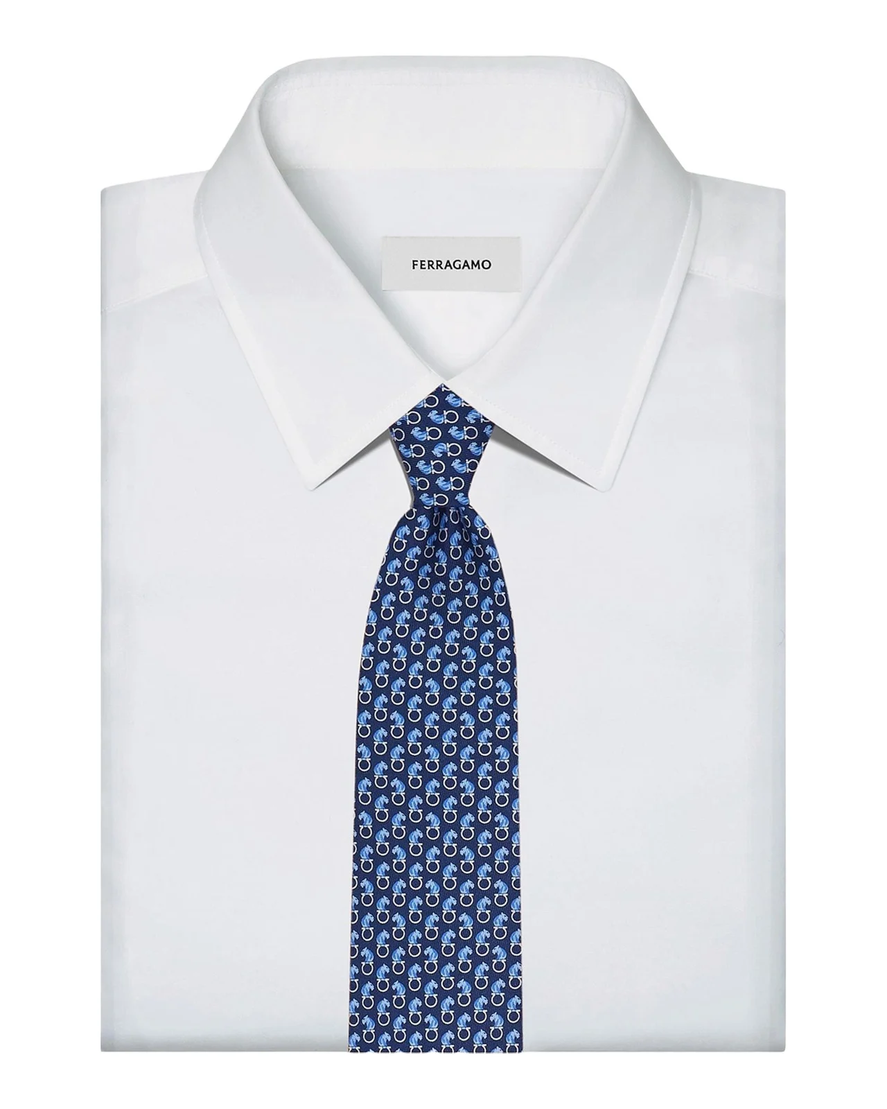 Ferragamo Ambra Animal-Print Silk Tie