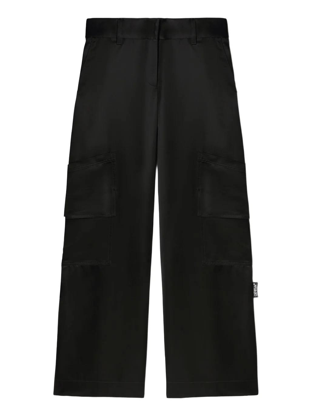 Off-White Black Toybox Satin Cargo Pants