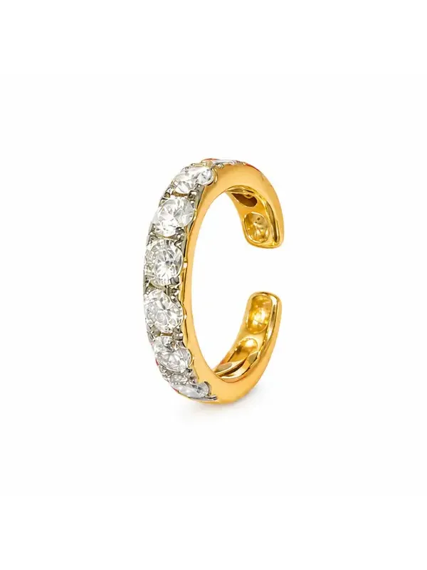 0.66ct Diamond 18K Gold Ear Cuff