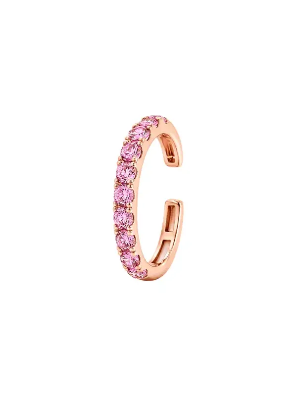 1.10ct Pink Sapphire 18K Gold Ear Cuff