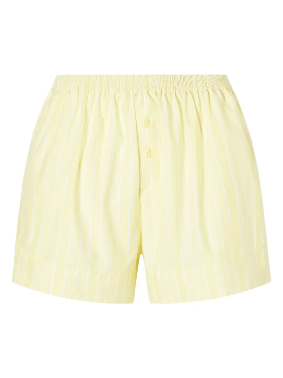 Lonia Striped Cotton Shorts Lonia Striped Cotton Shorts