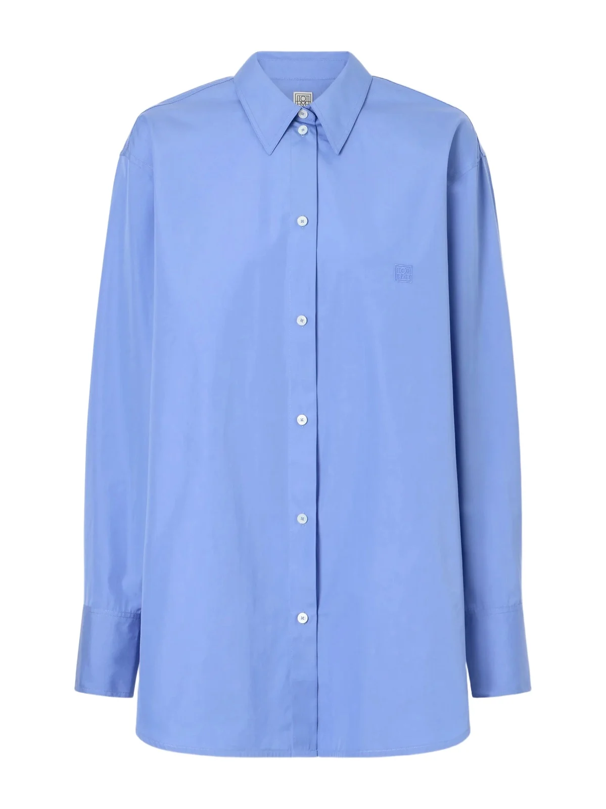 Embroidered Cotton-poplin Shirt