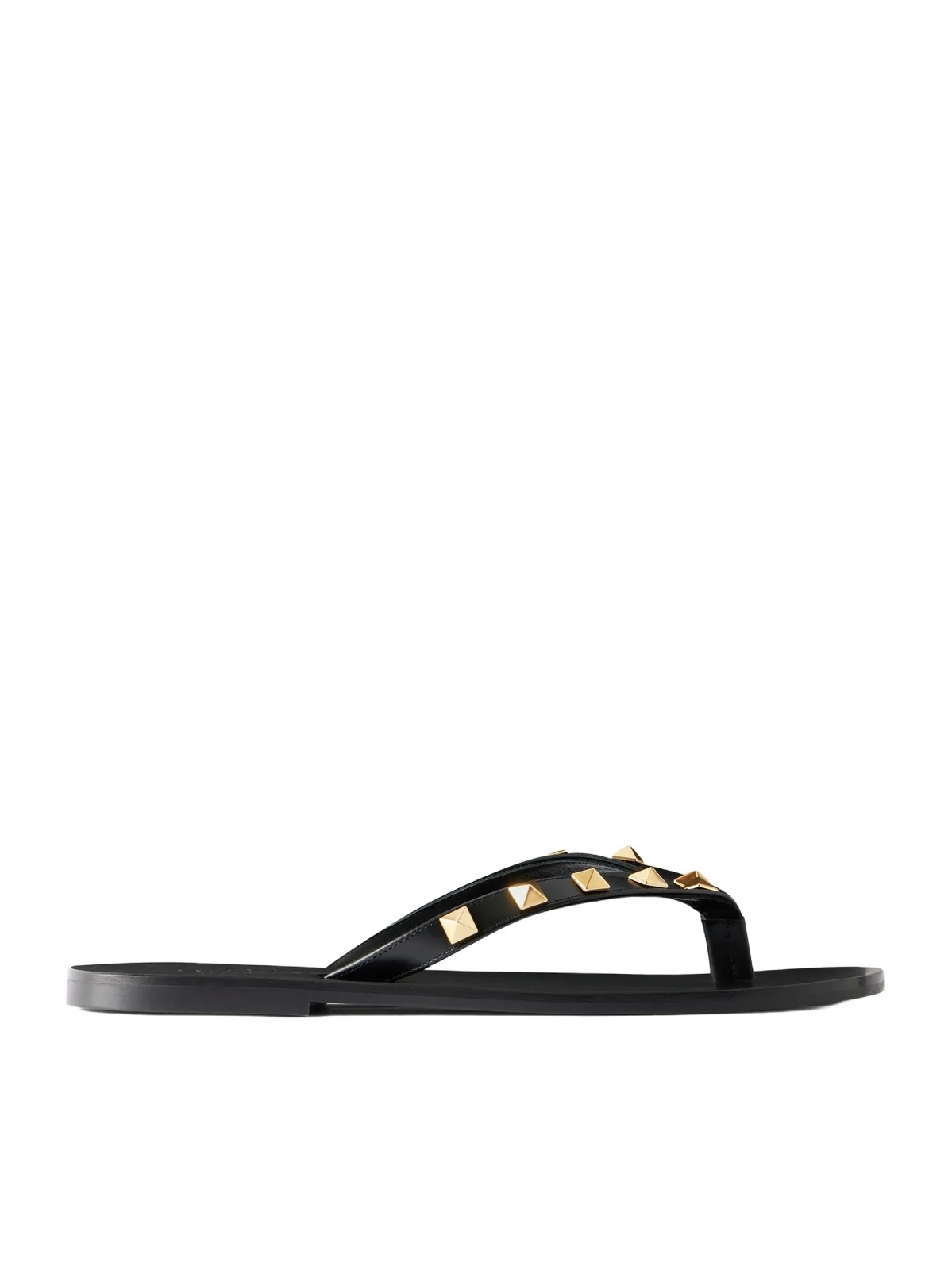 Valentino Garavani Rockstud Leather Thong Sandals