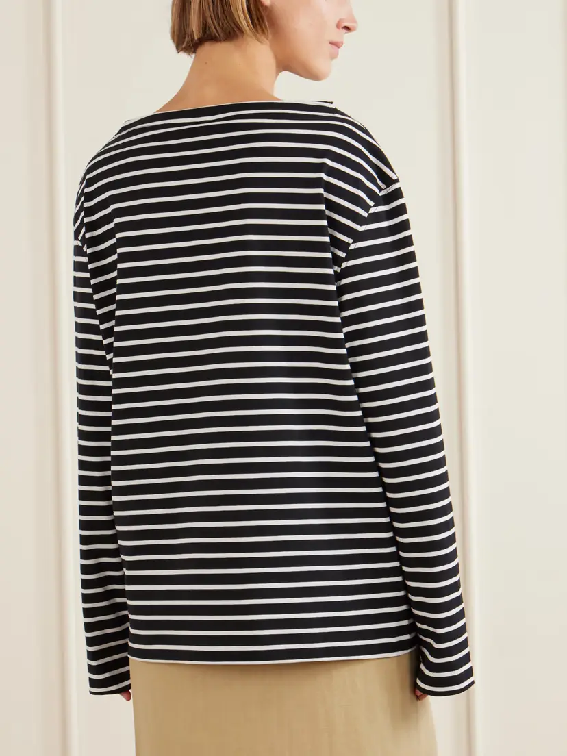 TOTEME Breton Striped Cotton-jersey T-shirt | Thumbnail 4 TOTEME Breton Striped Cotton-jersey T-shirt | Thumbnail 4