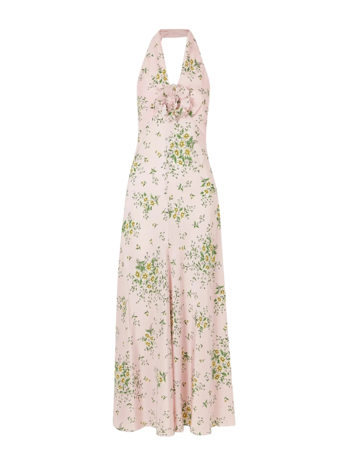 Floral-print Silk-crepe Midi Dress Floral-print Silk-crepe Midi Dress