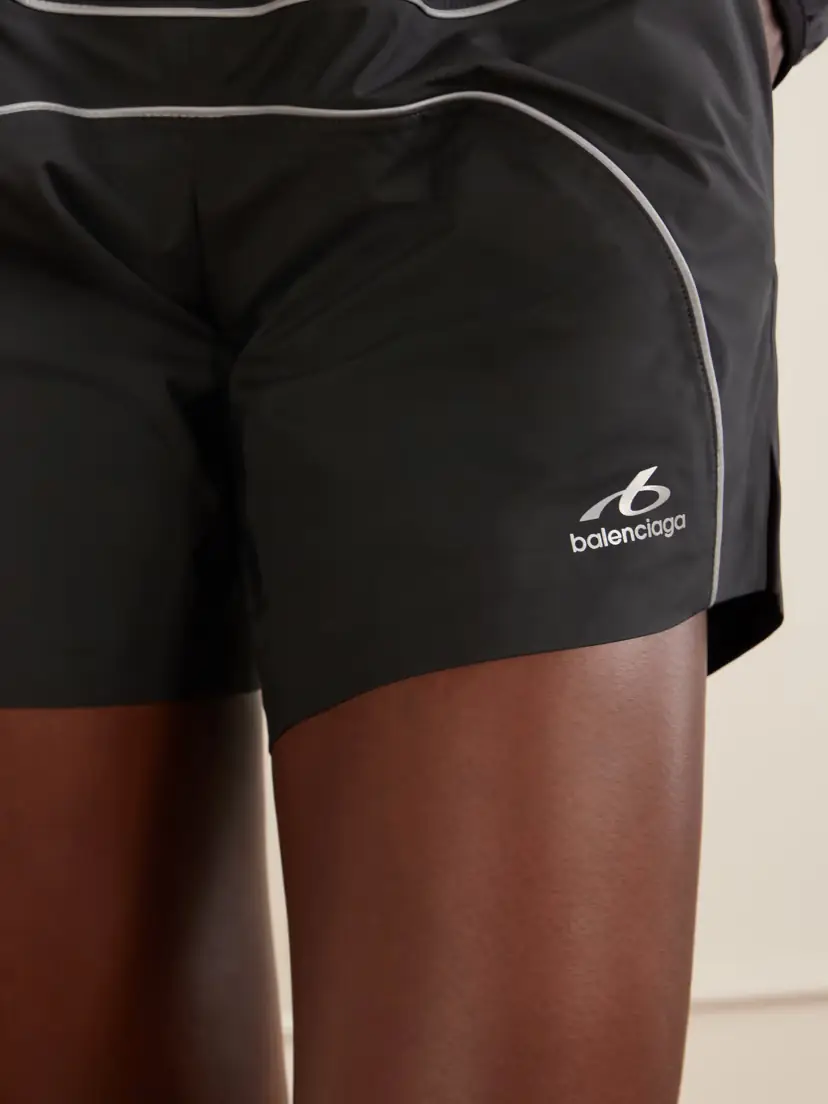 Balenciaga Piped Shell Shorts | Thumbnail 4