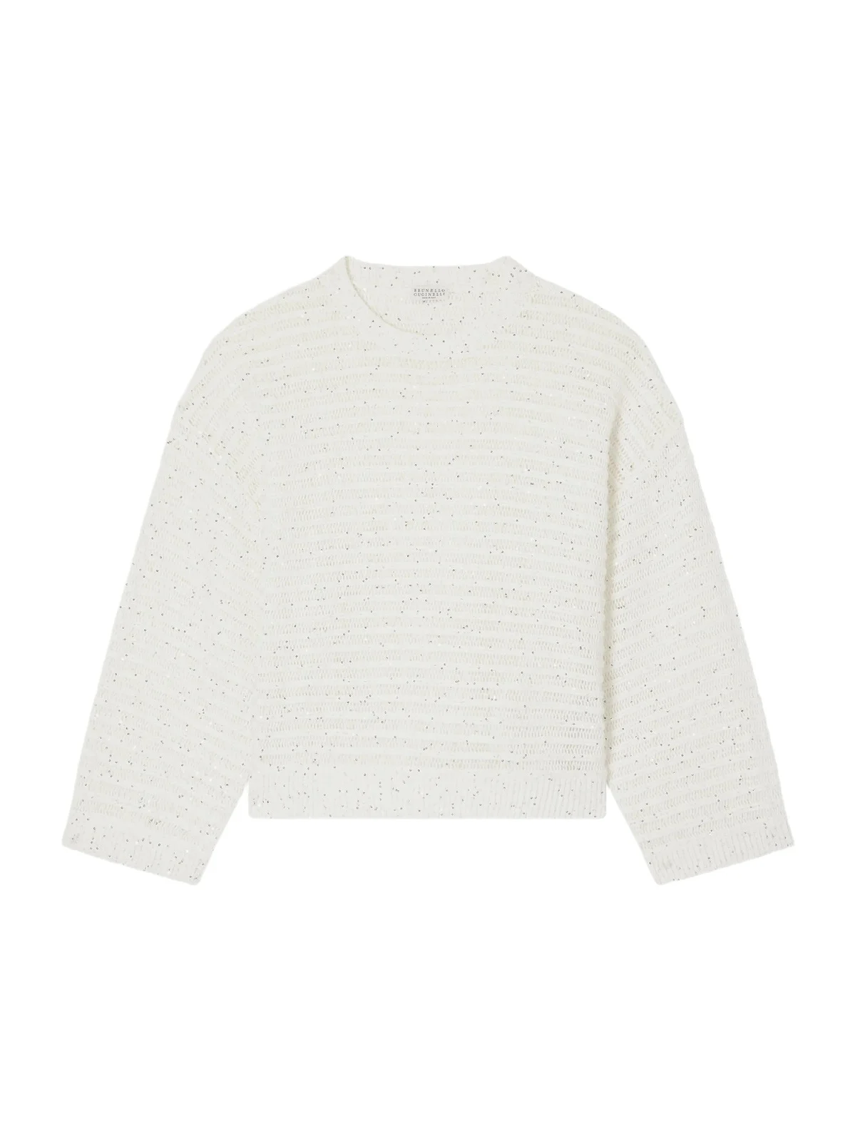 Open Linen-blend Knit Sweater Open Linen-blend Knit Sweater