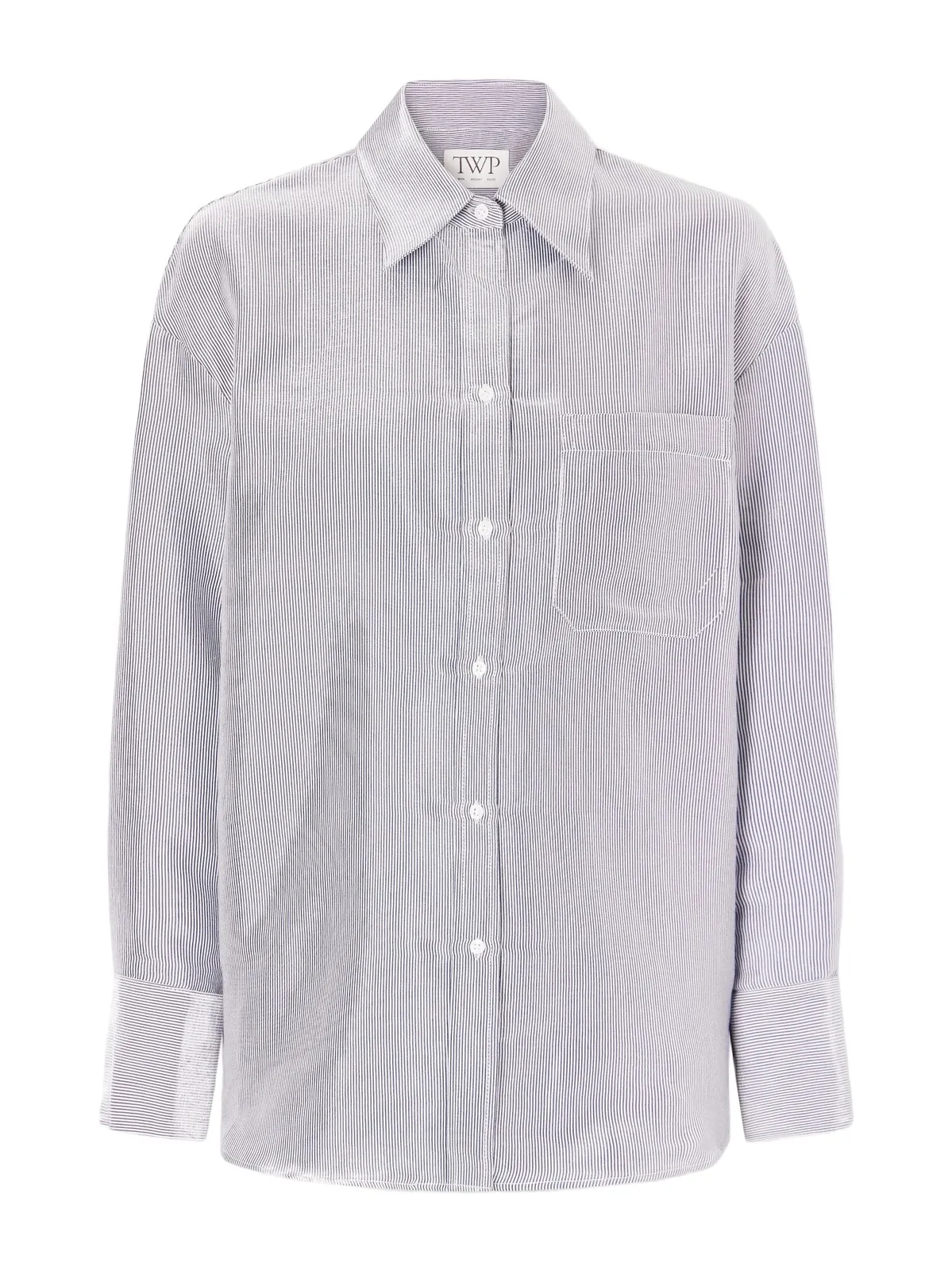Big Joe Striped Cotton-blend Garbardine Shirt Big Joe Striped Cotton-blend Garbardine Shirt