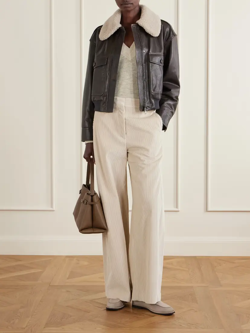 Brunello Cucinelli Cotton Wide-leg Pants | Thumbnail 2