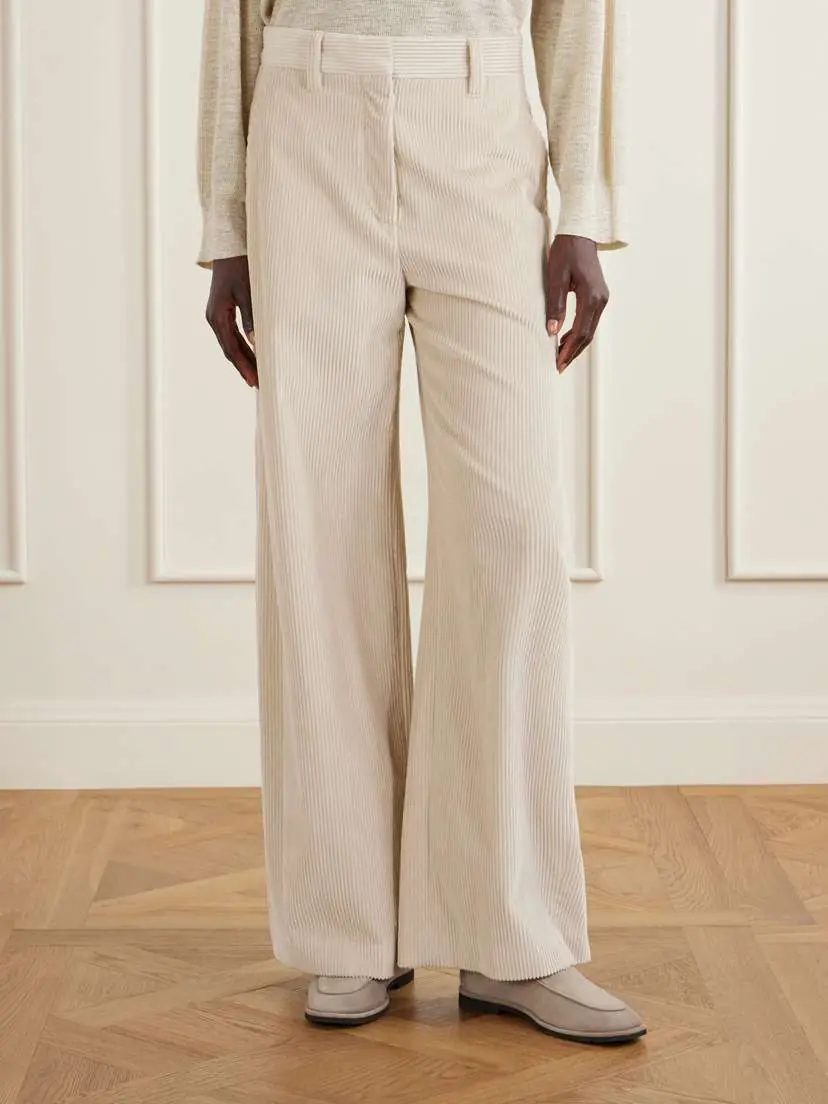 Brunello Cucinelli Cotton Wide-leg Pants | Thumbnail 3