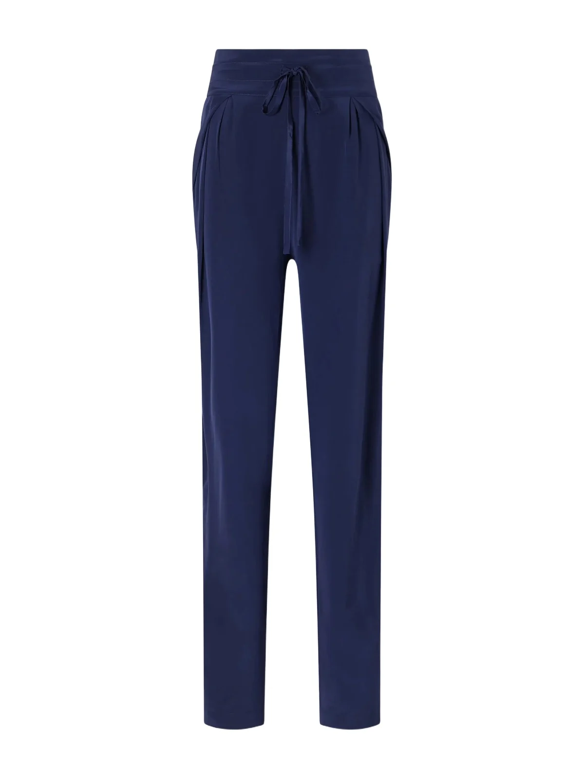 The Vardar Silk-blend Straight-leg Pants