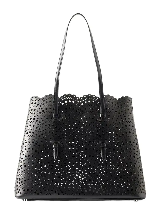 Mina Laser-cut Leather Tote Mina Laser-cut Leather Tote