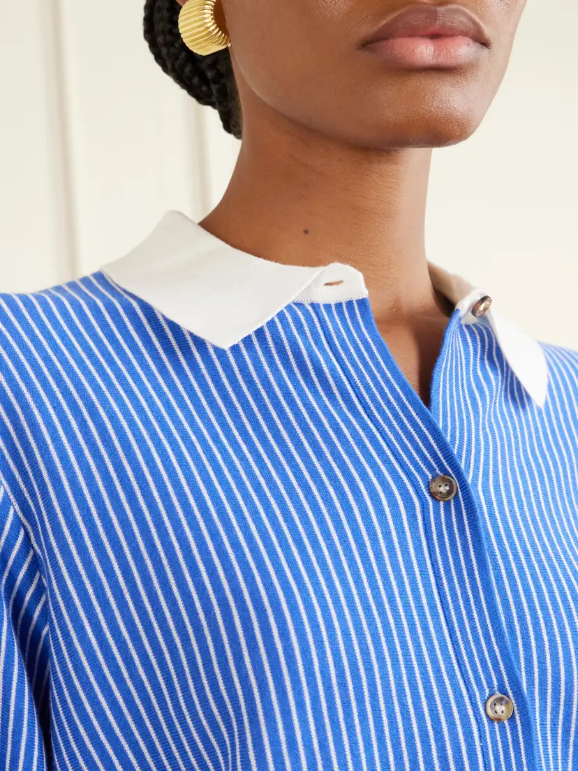 La Ligne Striped Cotton-blend Knit Shirt | Thumbnail 6 La Ligne Striped Cotton-blend Knit Shirt | Thumbnail 6