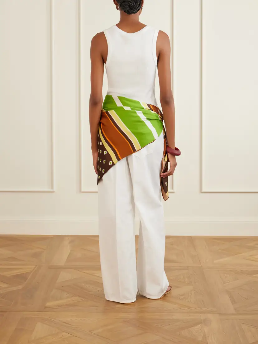 Faithfull Soleil Satin Waist Scarf | Thumbnail 3 Faithfull Soleil Satin Waist Scarf | Thumbnail 3