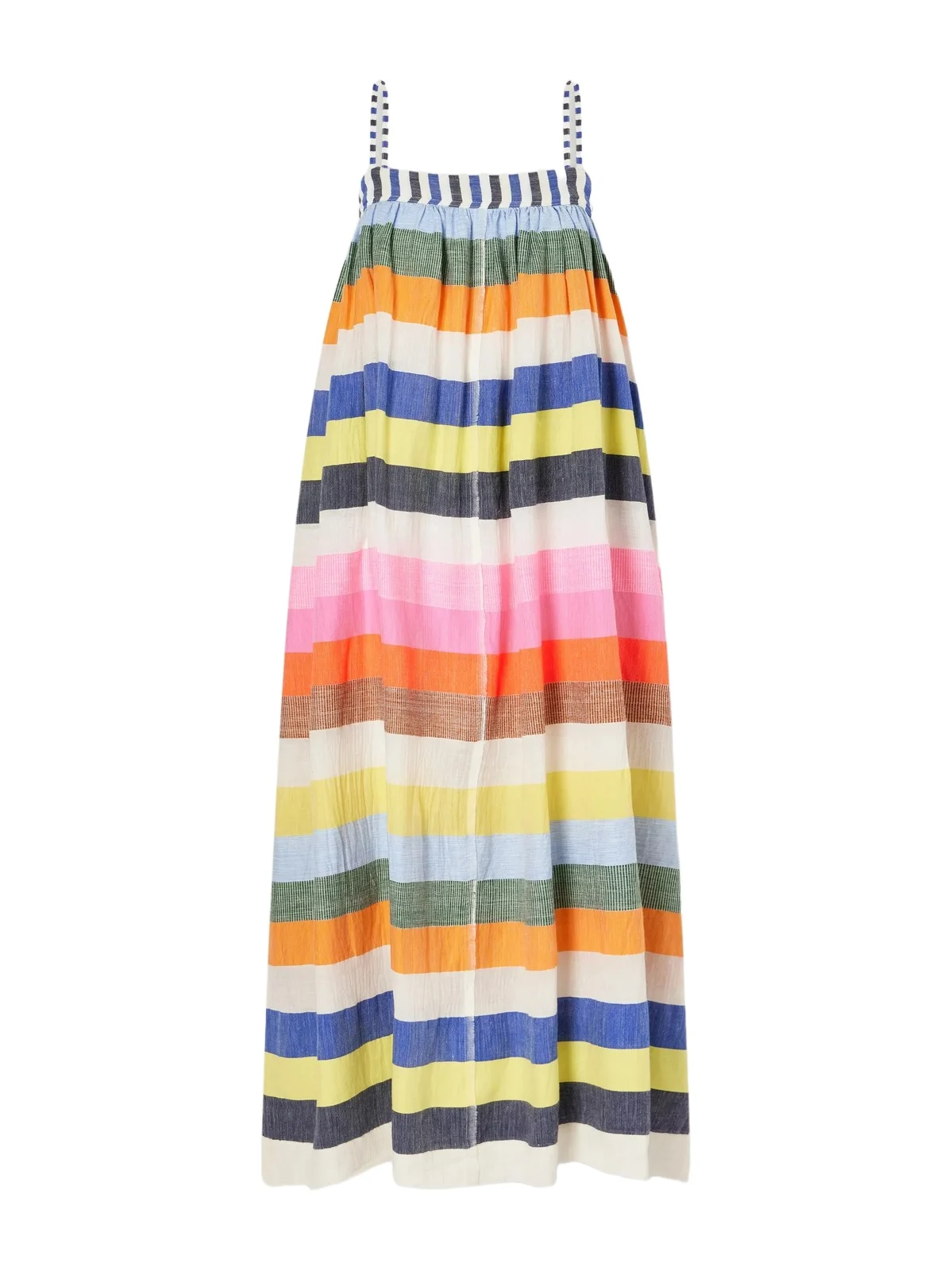 Eda Striped Cotton-gauze Midi Dress Eda Striped Cotton-gauze Midi Dress