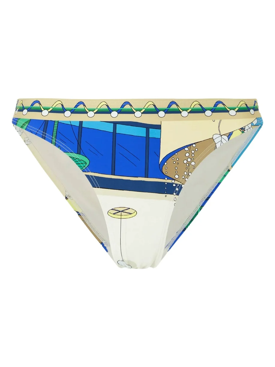 Tory Burch Printed Bikini Briefs