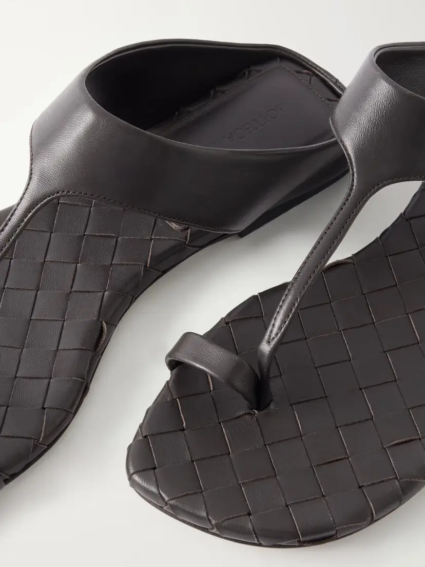 Bottega Veneta Livia Leather Flat Sandals | Thumbnail 5 Bottega Veneta Livia Leather Flat Sandals | Thumbnail 5