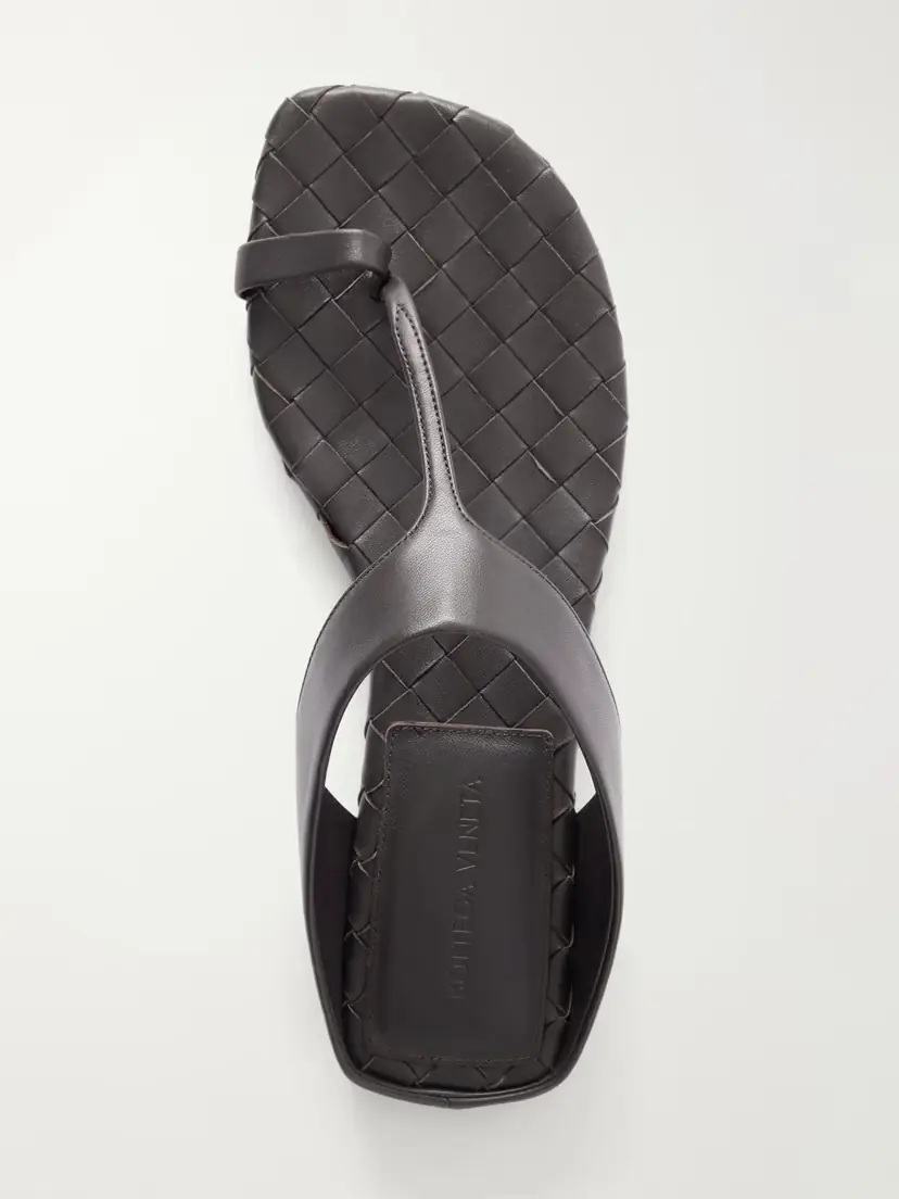 Bottega Veneta Livia Leather Flat Sandals | Thumbnail 6 Bottega Veneta Livia Leather Flat Sandals | Thumbnail 6