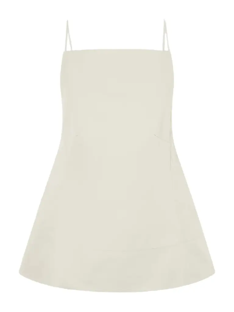 Tibi Open-back Cotton-poplin Tank | Image 1 Tibi Open-back Cotton-poplin Tank | Image 1
