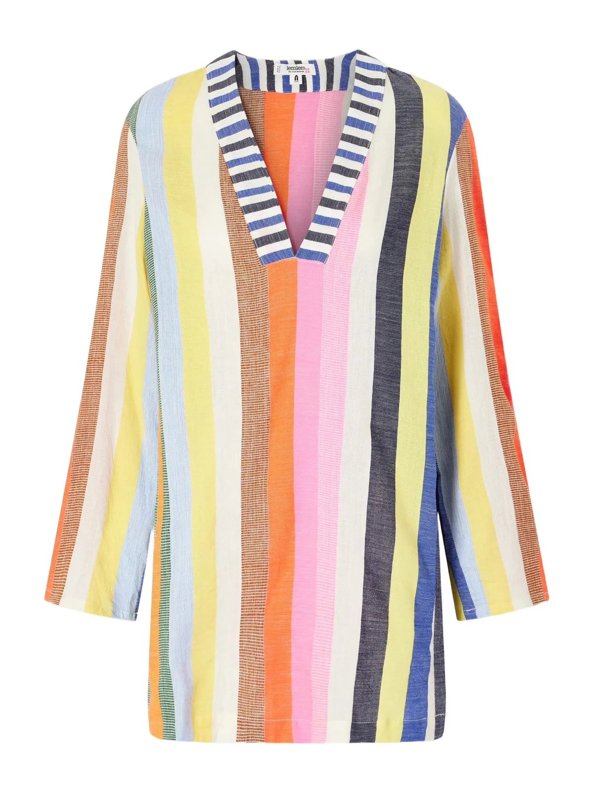 Raey Striped Cotton-blend Mini Dress Raey Striped Cotton-blend Mini Dress