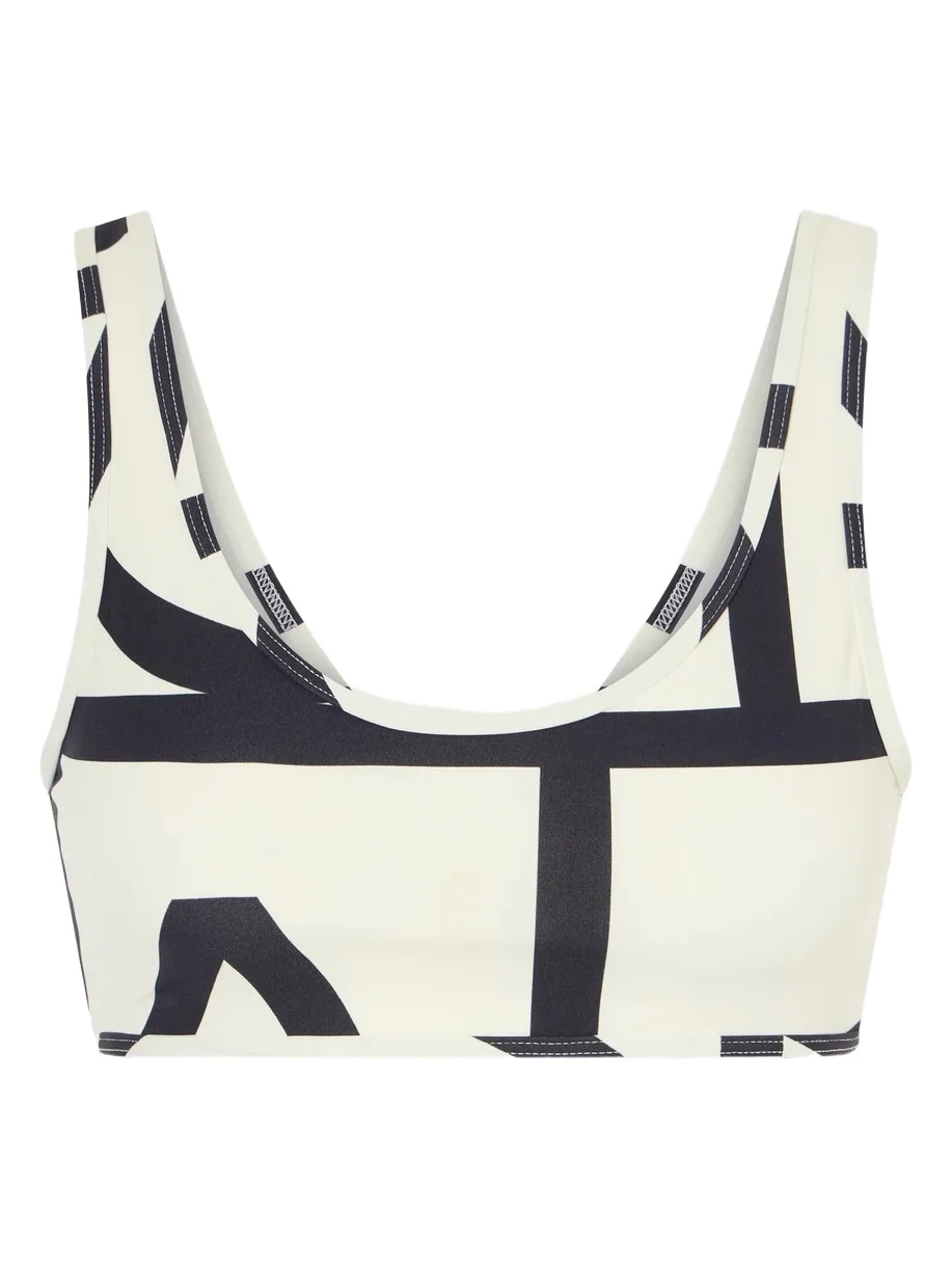 Monogram Printed Bikini Top Monogram Printed Bikini Top