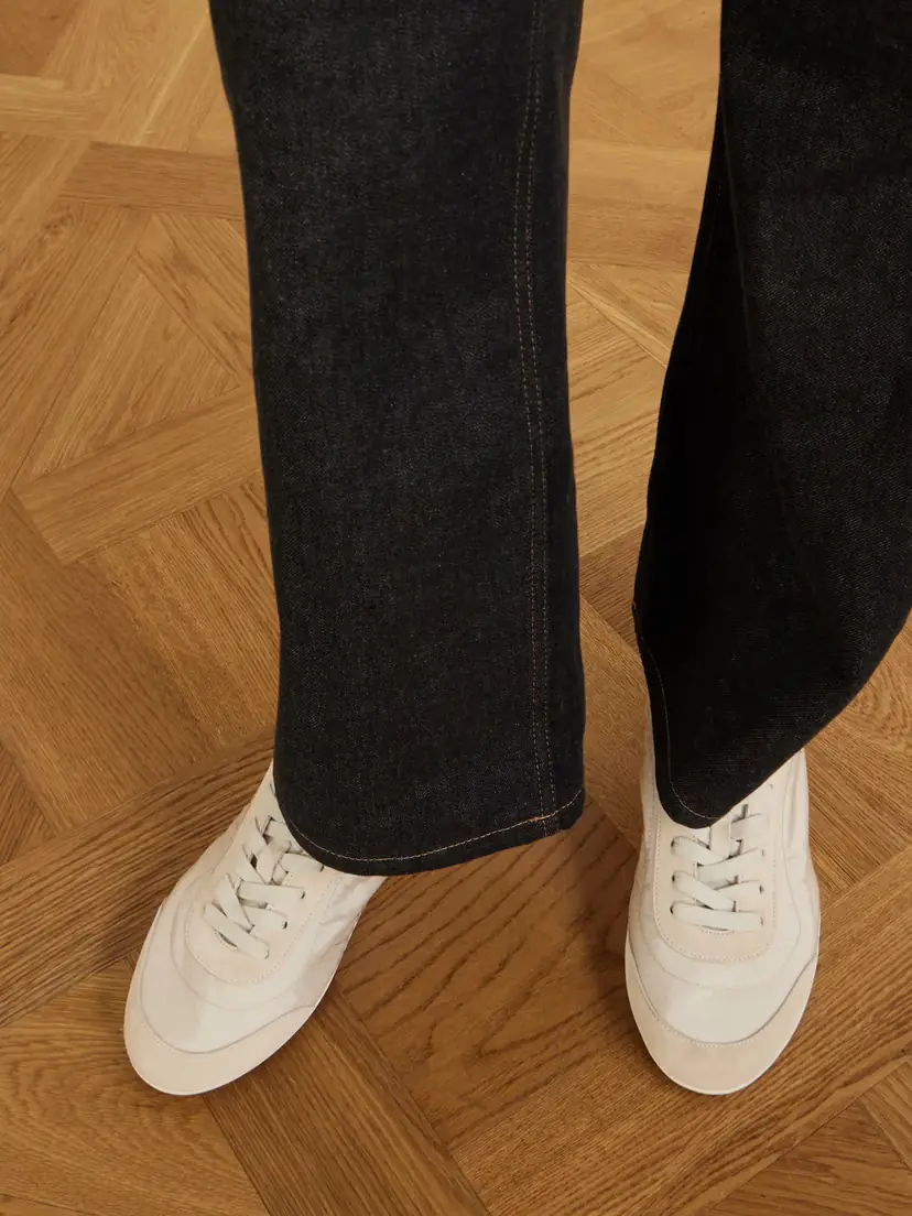 Brunello Cucinelli Shell And Suede Sneakers - Neutrals | Thumbnail 2