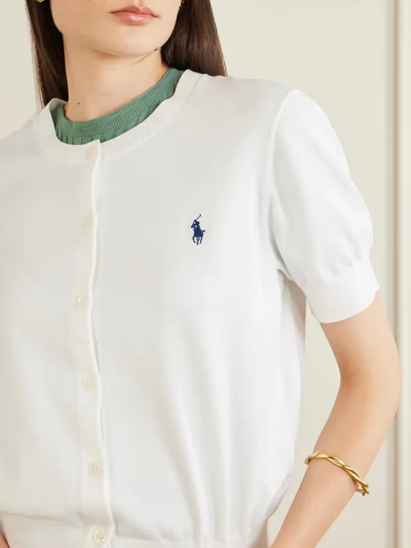 Polo Ralph Lauren Logo-embroidered Cotton-blend Cardigan | Thumbnail 4 Polo Ralph Lauren Logo-embroidered Cotton-blend Cardigan | Thumbnail 4