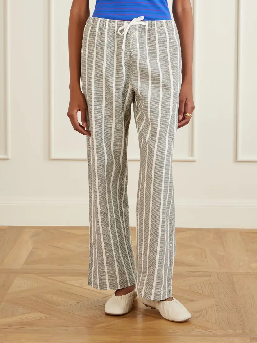 Aimé Leon Dore Striped-print Cotton Canvas Wide-leg Pants | Thumbnail 3 Aimé Leon Dore Striped-print Cotton Canvas Wide-leg Pants | Thumbnail 3