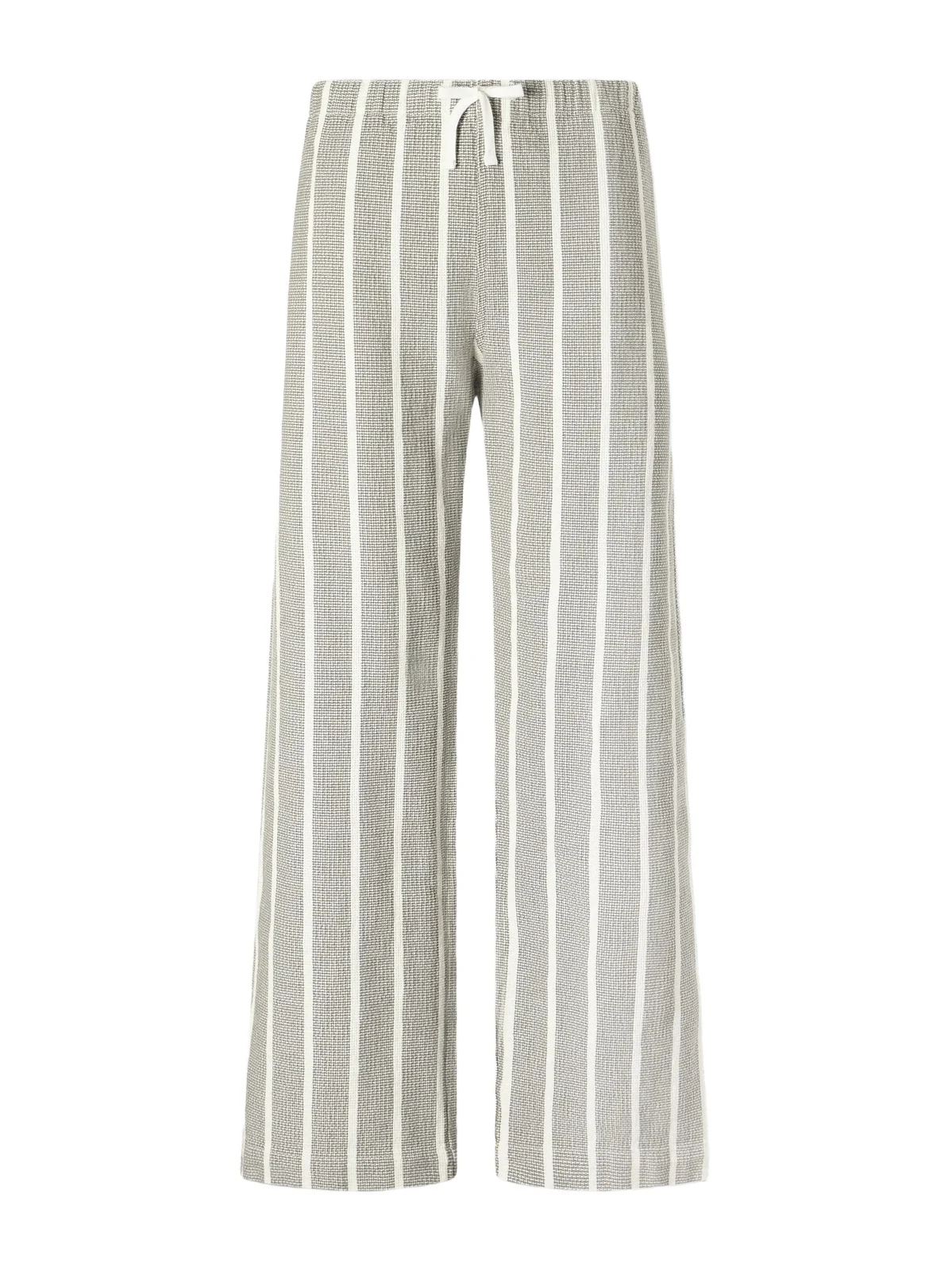 Aimé Leon Dore Striped-print Cotton Canvas Wide-leg Pants