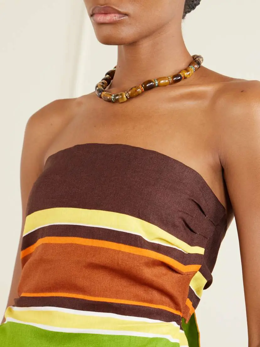 Faithfull Solmar Striped Linen Top | Thumbnail 4