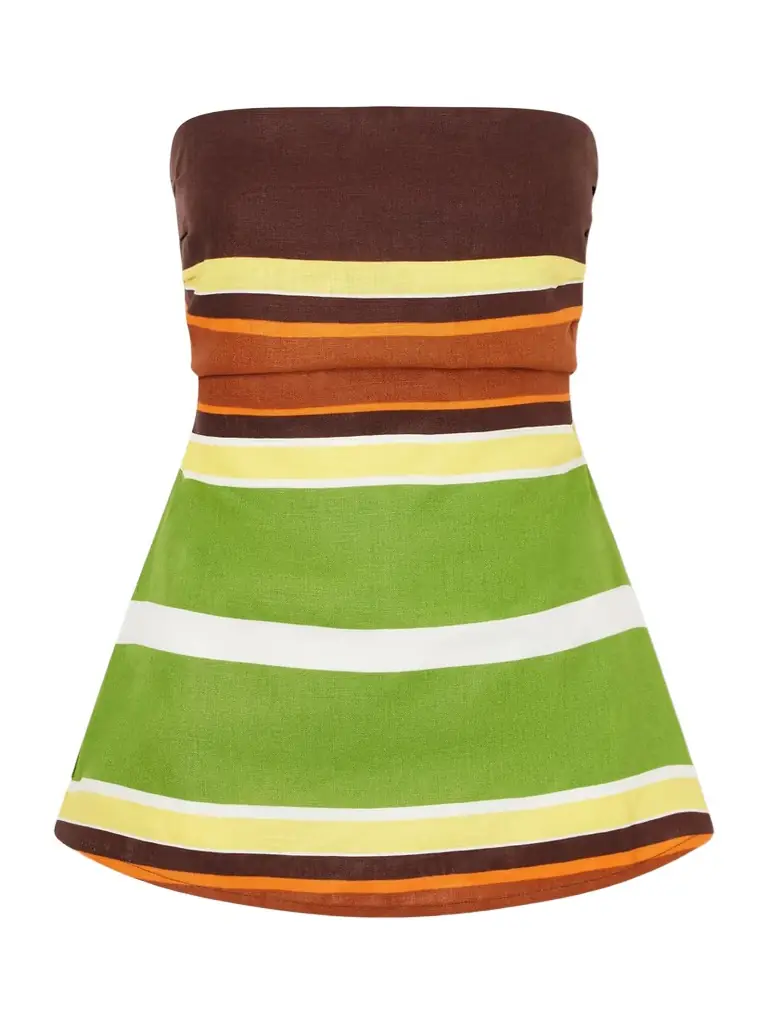 Faithfull Solmar Striped Linen Top | Image 1 Faithfull Solmar Striped Linen Top | Image 1