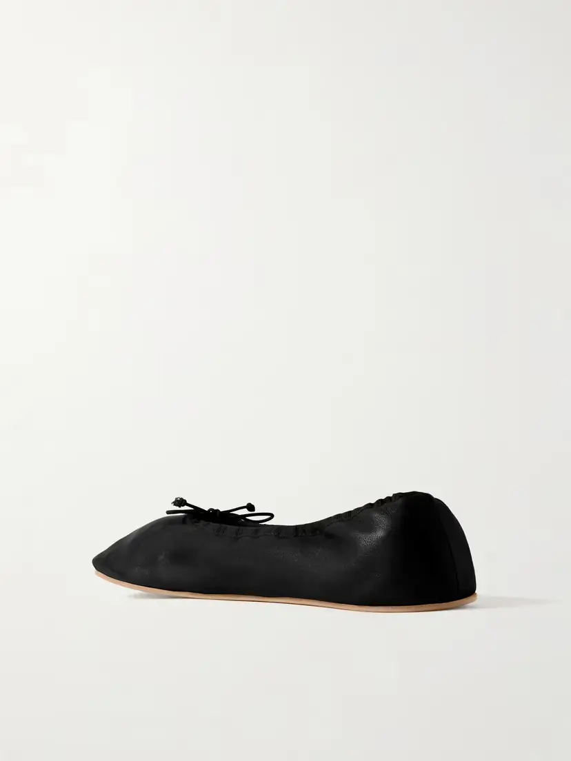 The Row Leather Ballet Flats | Thumbnail 3 The Row Leather Ballet Flats | Thumbnail 3