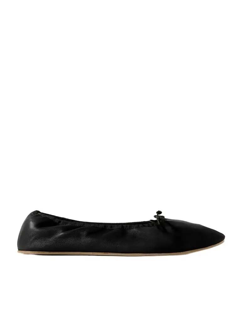 The Row Leather Ballet Flats | Image 1 The Row Leather Ballet Flats | Image 1