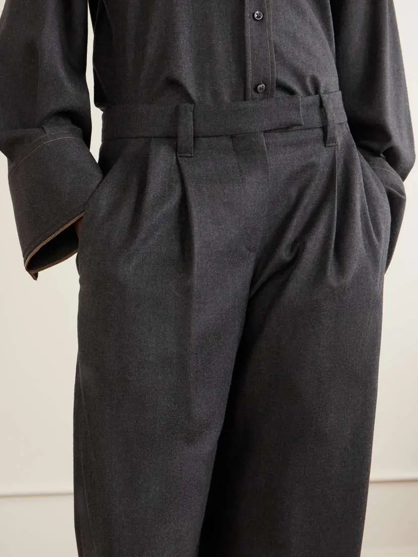 Brunello Cucinelli Wool Wide-leg Pants | Thumbnail 5