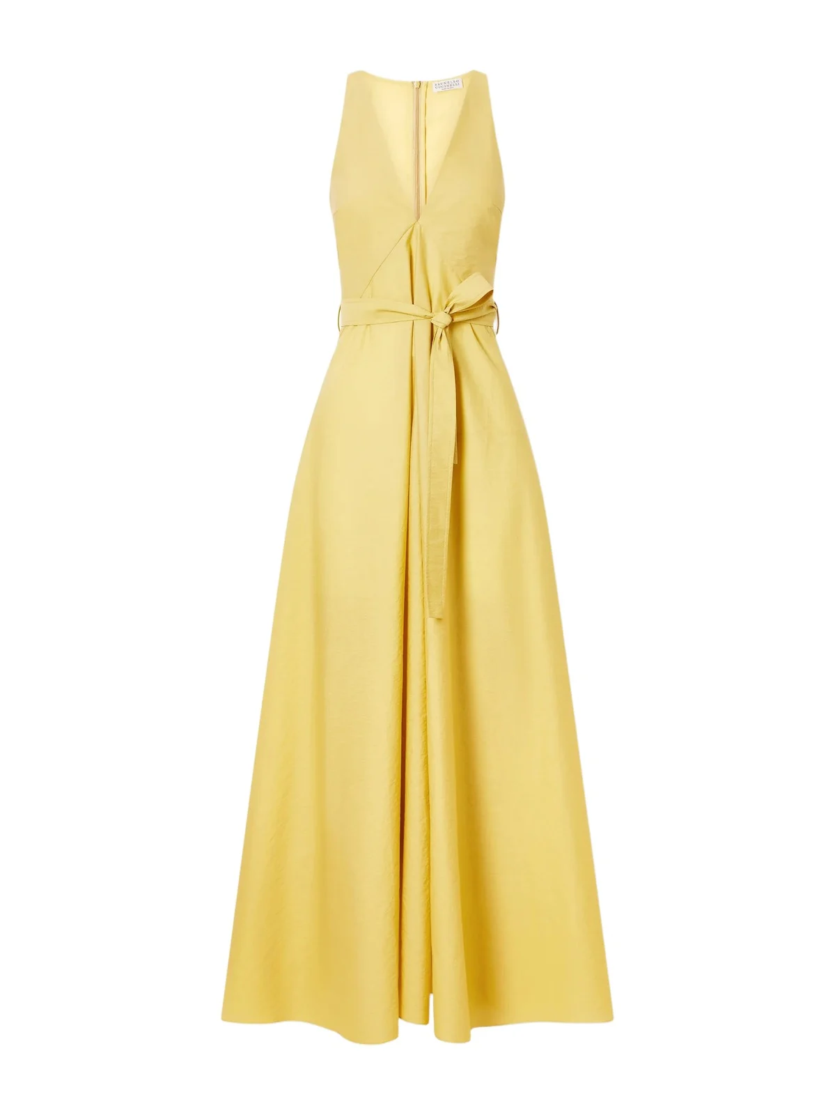 Belted Cotton-blend Midi Dress Belted Cotton-blend Midi Dress