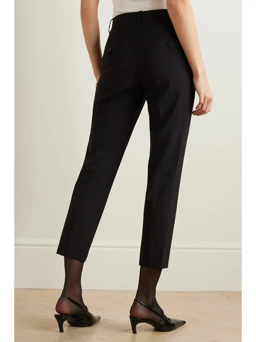 Theory Treeca 2 Cropped Wool-blend Slim-leg Pants | Thumbnail 3