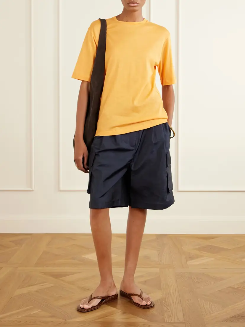 Tibi Cotton-knit T-shirt | Thumbnail 2 Tibi Cotton-knit T-shirt | Thumbnail 2