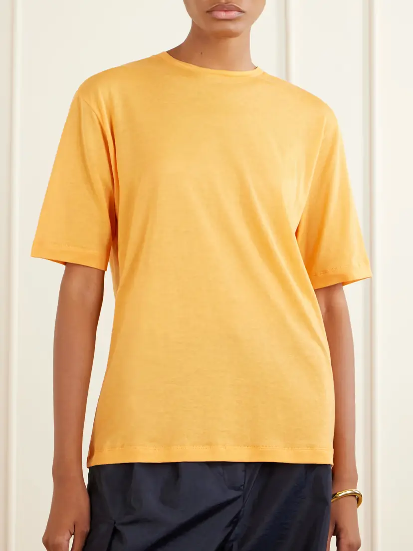 Tibi Cotton-knit T-shirt | Thumbnail 3 Tibi Cotton-knit T-shirt | Thumbnail 3