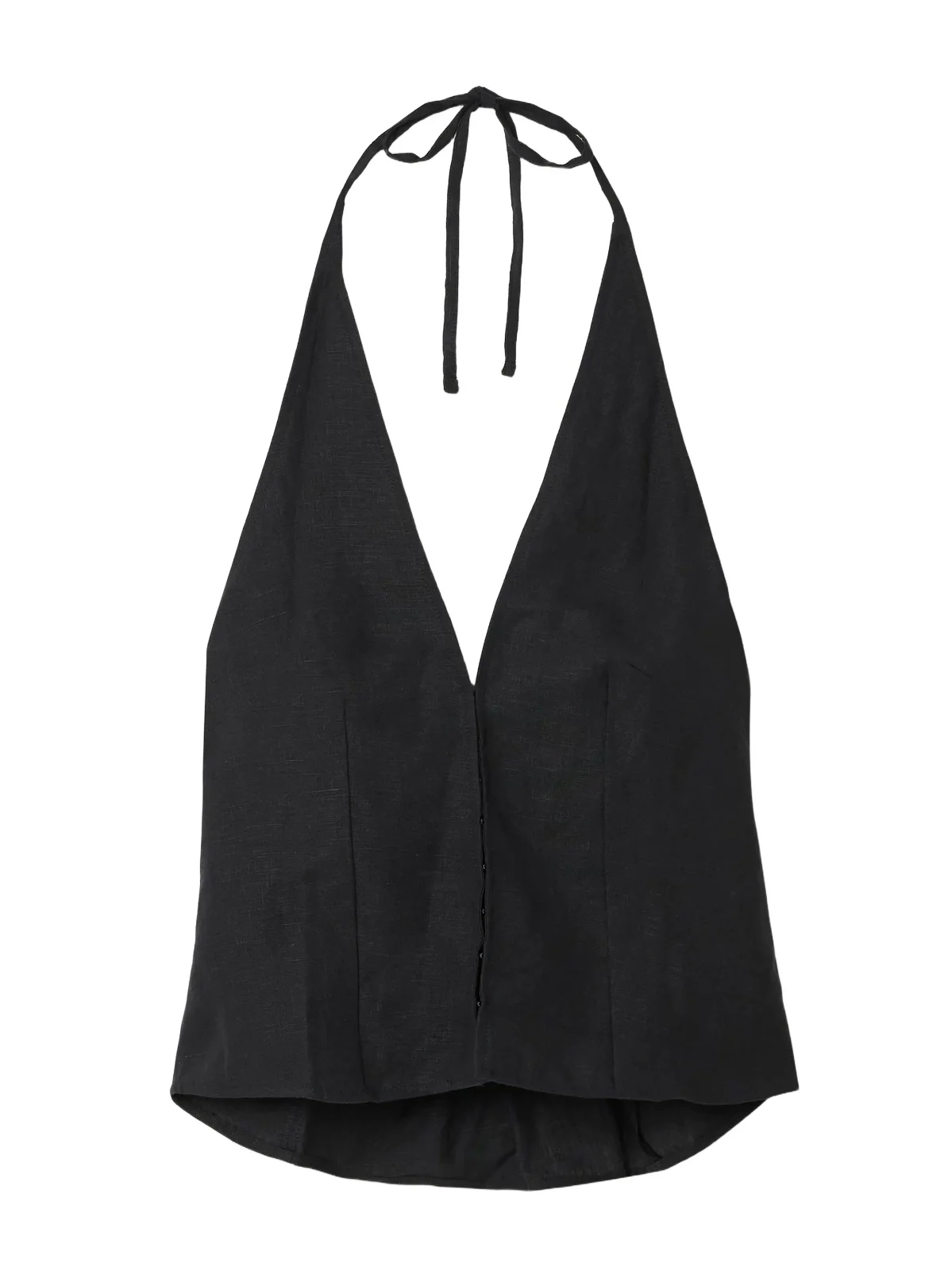 Linen Halterneck Top