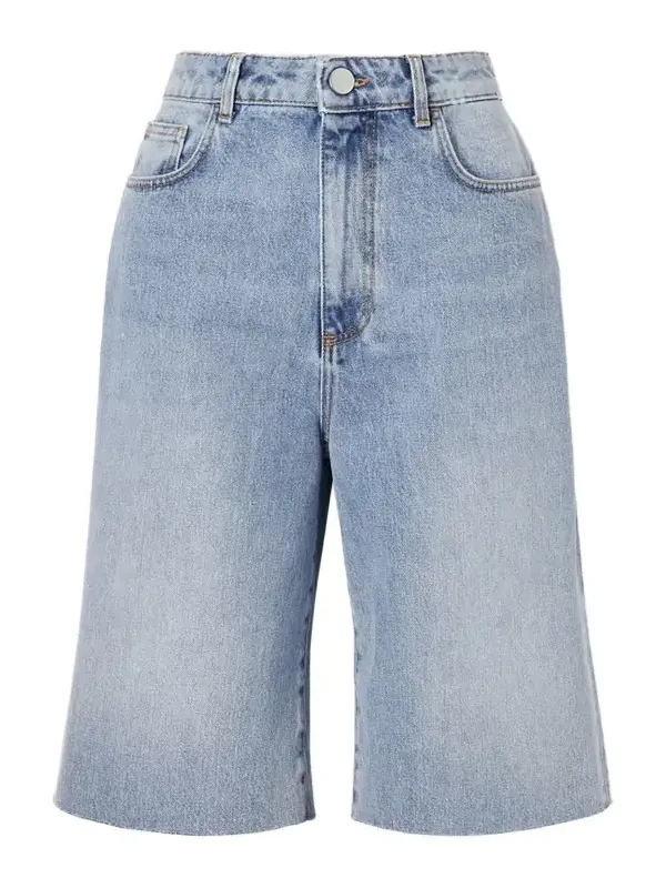 Distressed Denim Shorts Distressed Denim Shorts