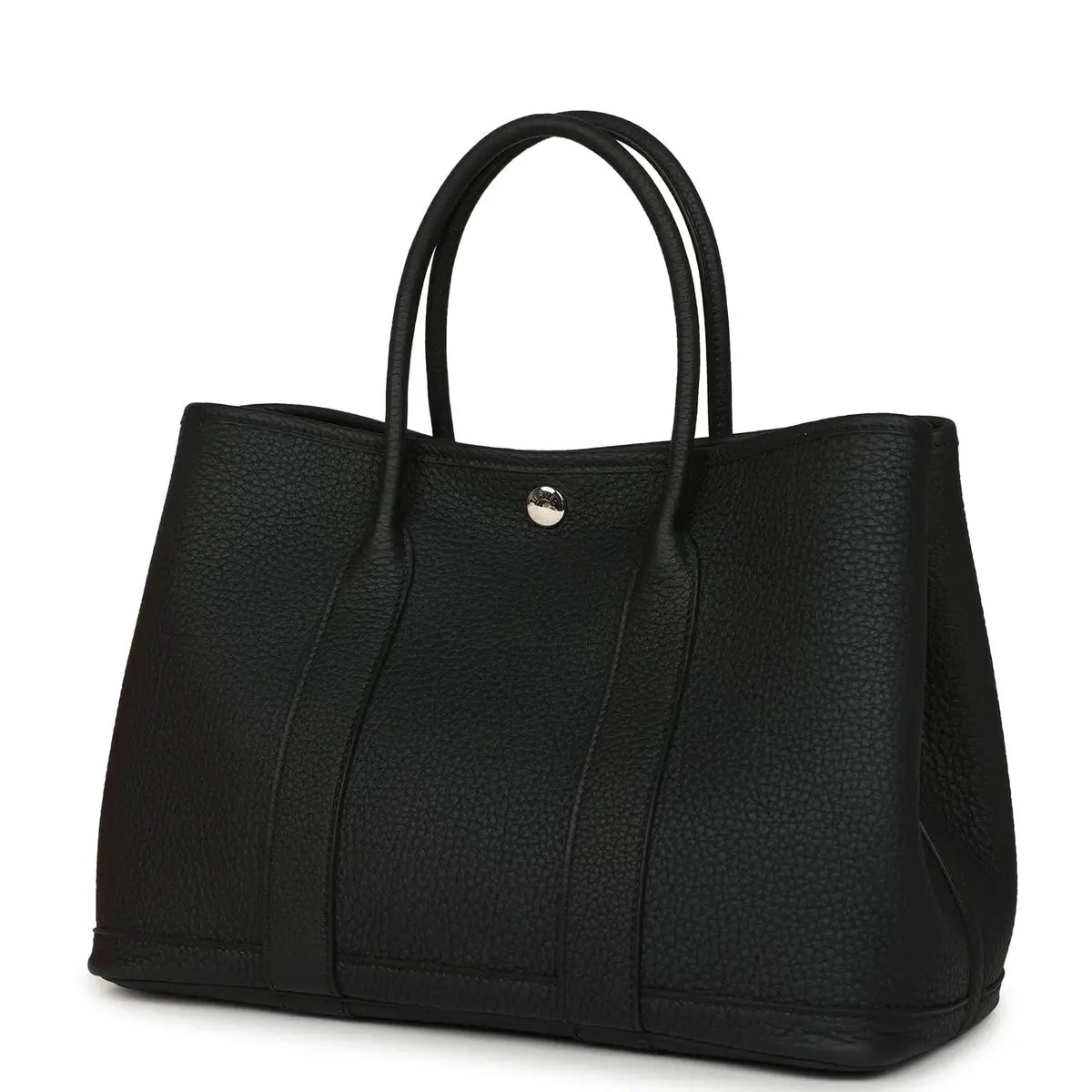 HERMÈS Hermes Garden Party 30 Black Negonda Palladium Hardware | Thumbnail 5 HERMÈS Hermes Garden Party 30 Black Negonda Palladium Hardware | Thumbnail 5