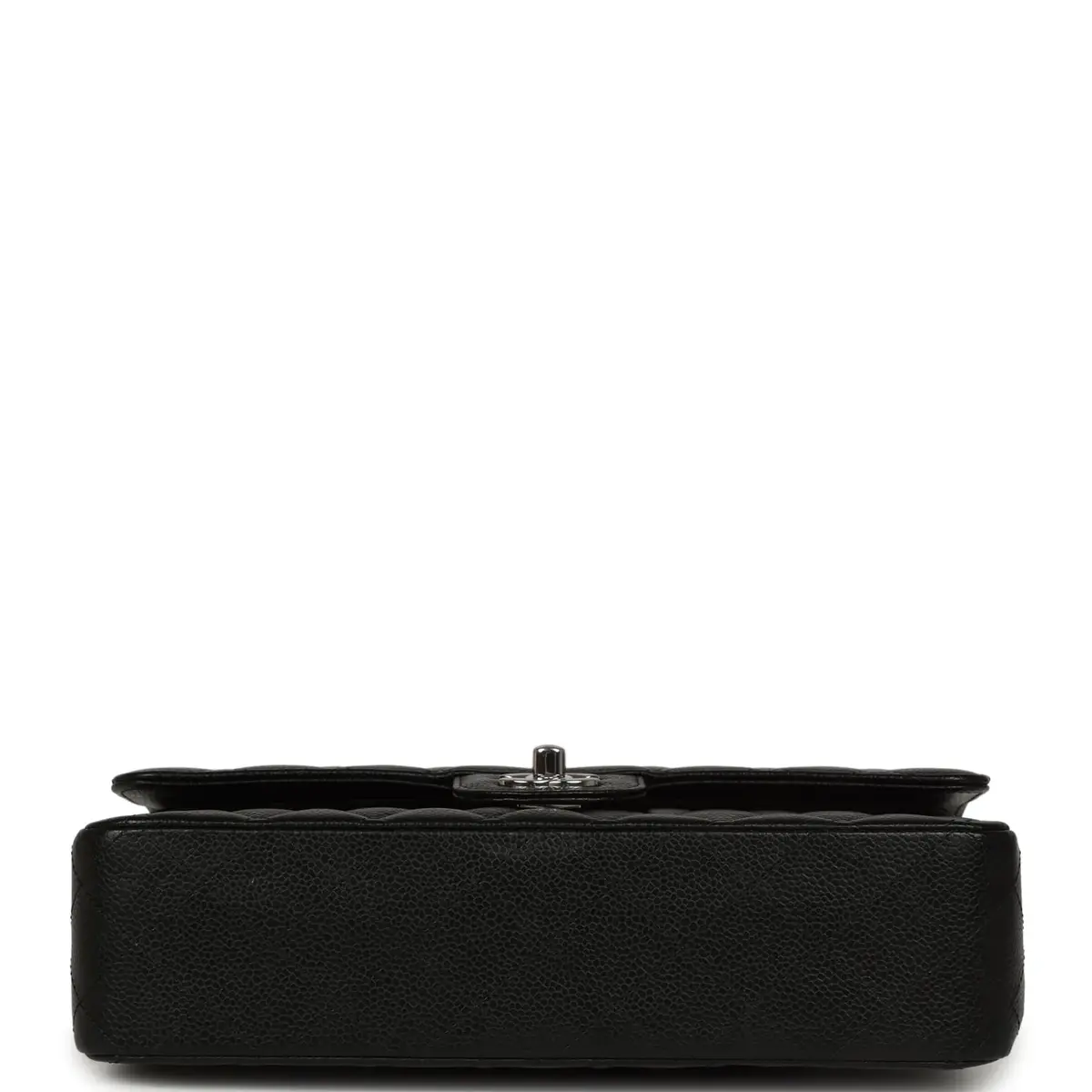 Chanel Pre-owned Chanel Medium Classic Double Flap Black Caviar Silver Hardware | Thumbnail 6 Chanel Pre-owned Chanel Medium Classic Double Flap Black Caviar Silver Hardware | Thumbnail 6