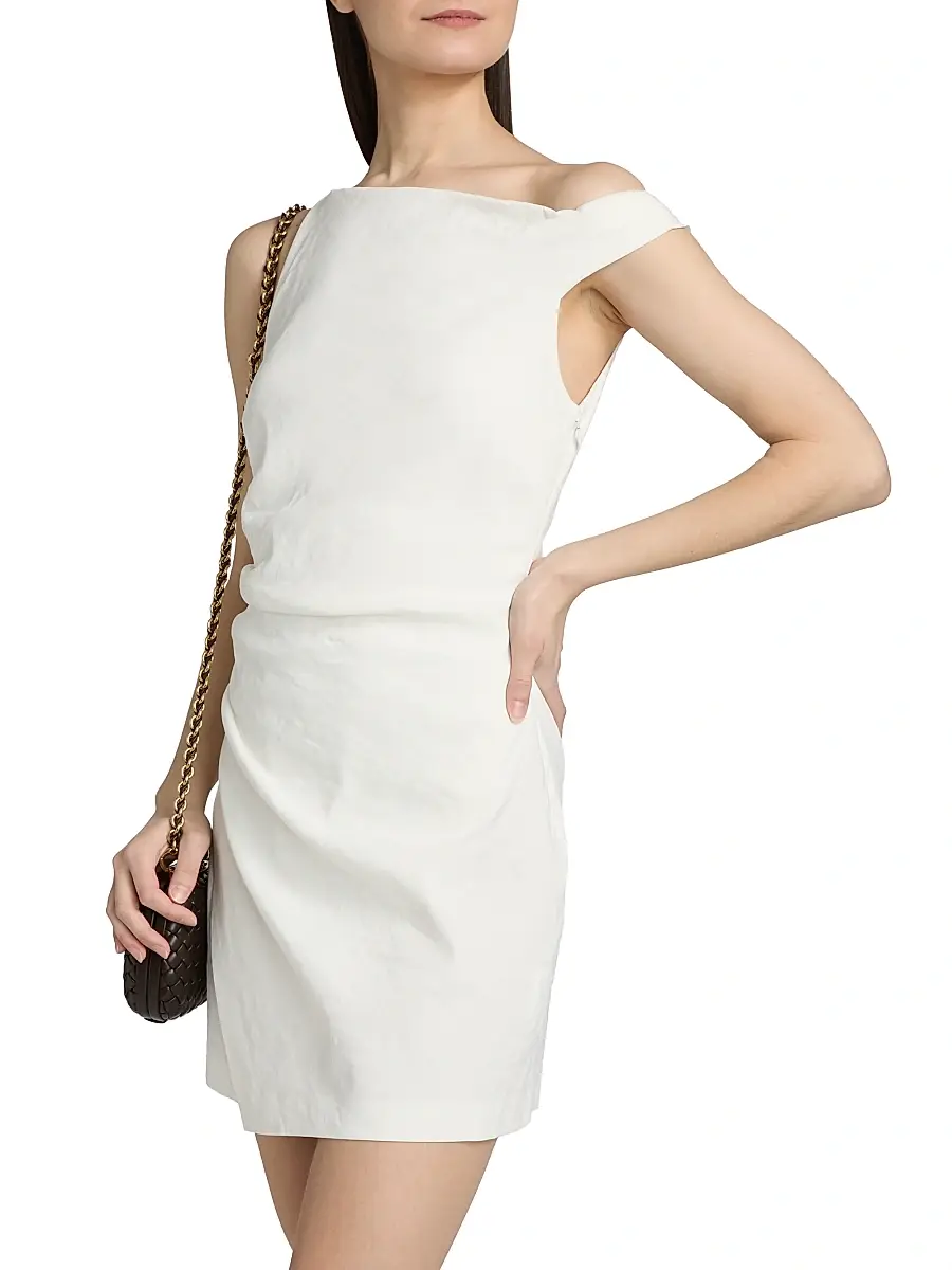A.L.C. A. L.C. Women's Leia Linen-Blend Minidress | Thumbnail 4