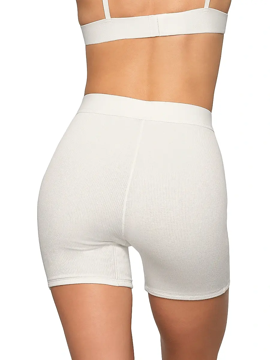 Skims Women's Cotton Rib Boxer | Thumbnail 5 Skims Women's Cotton Rib Boxer | Thumbnail 5