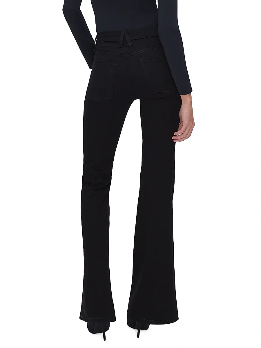 GOOD AMERICAN Women's Good Legs Flare Never Fades Jeans | Thumbnail 6
