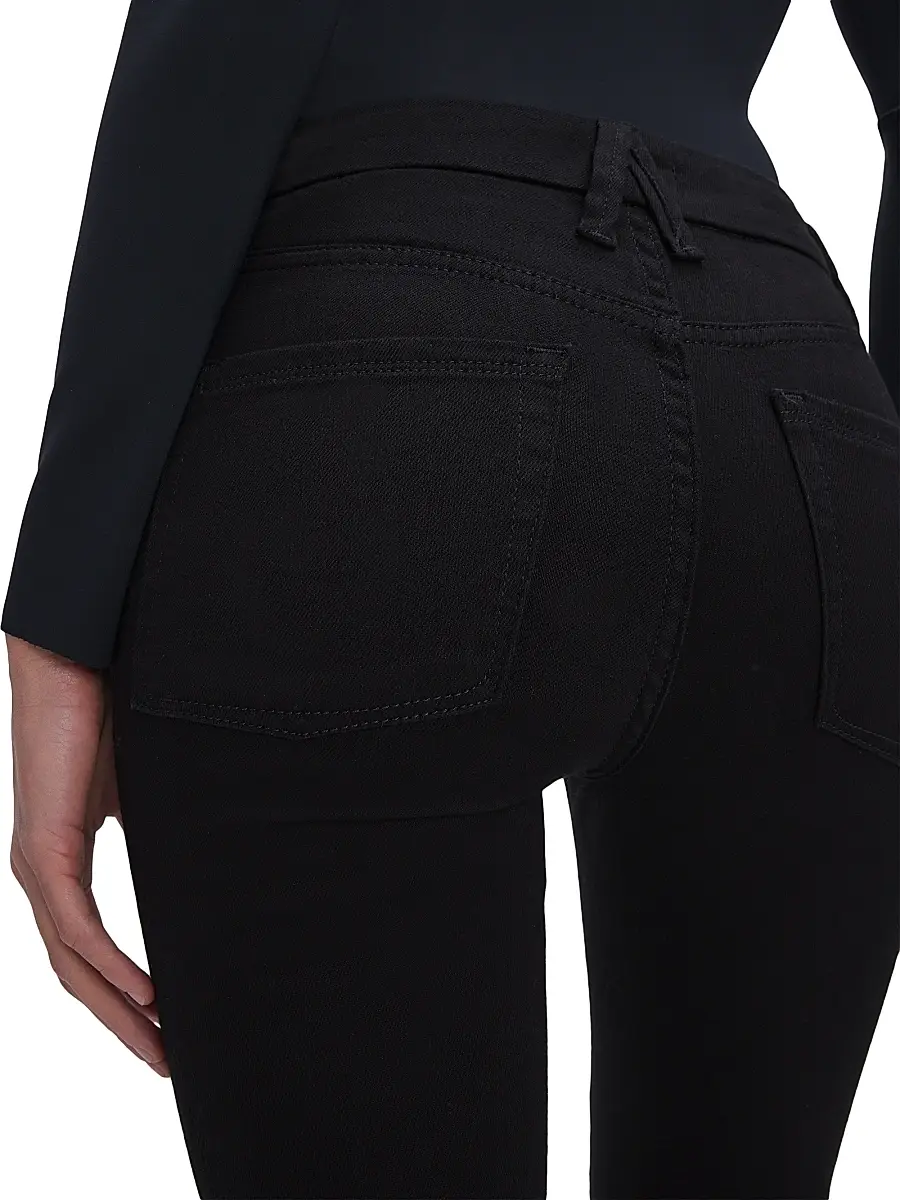 GOOD AMERICAN Women's Good Legs Flare Never Fades Jeans | Thumbnail 7