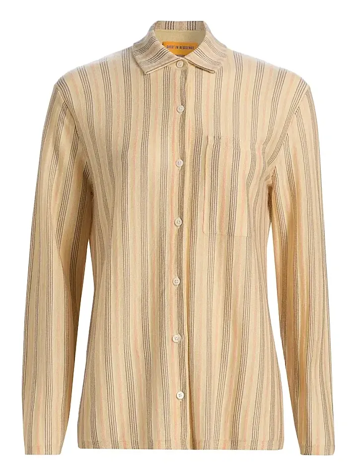 Women's Showtime Fine Stripe Cashmere Shirt Women's Showtime Fine Stripe Cashmere Shirt